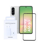 گوشی موبایل سامسونگ مدل Galaxy A56 5G با حافظه 256 و رم 8 گیگابایت + آداپتور اصل 25 وات + گلس آنتی استاتیک