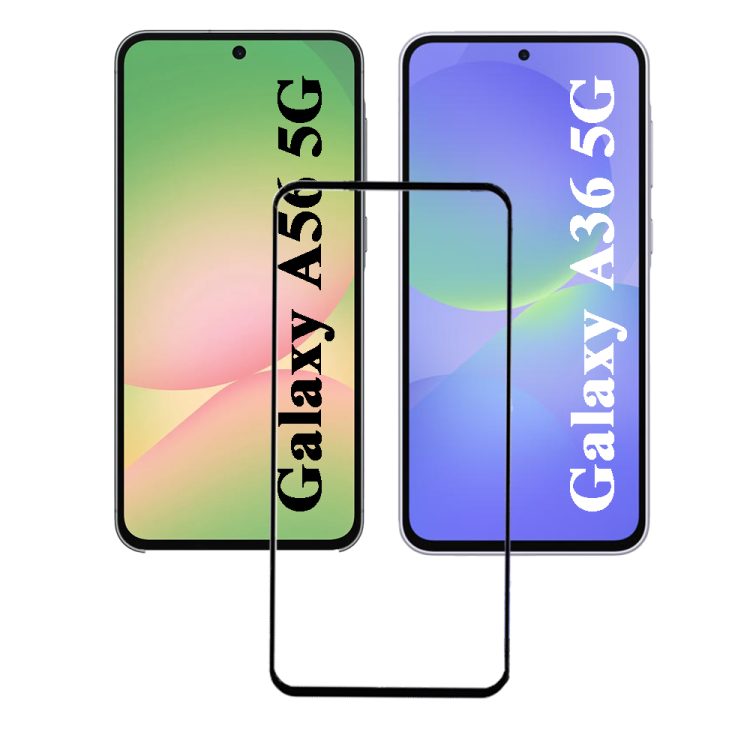 گلس شیشه‌ای آنتی استاتیک مخصوص گوشی Samsung Galaxy A36/A56